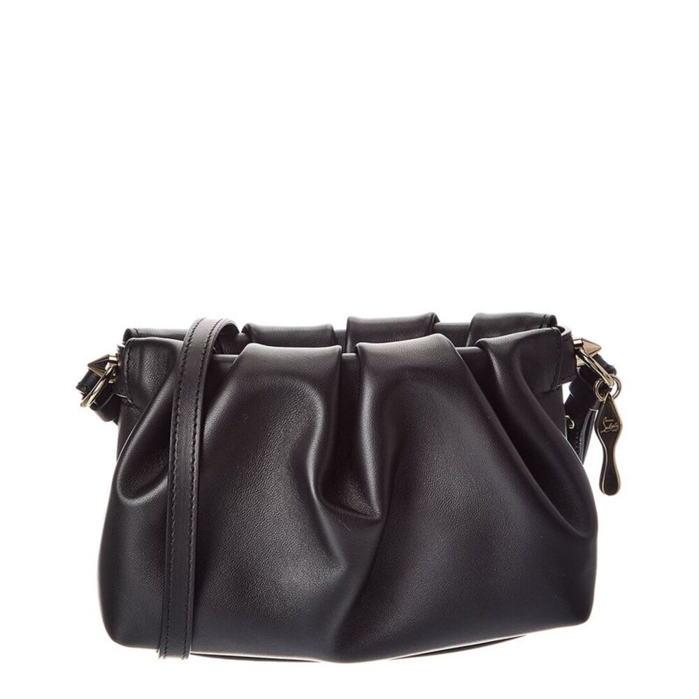 Christian Louboutin Eva Mini Leather Crossbody, Black
